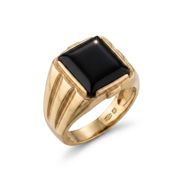 Anello Vintage uomo in Oro 18 kt