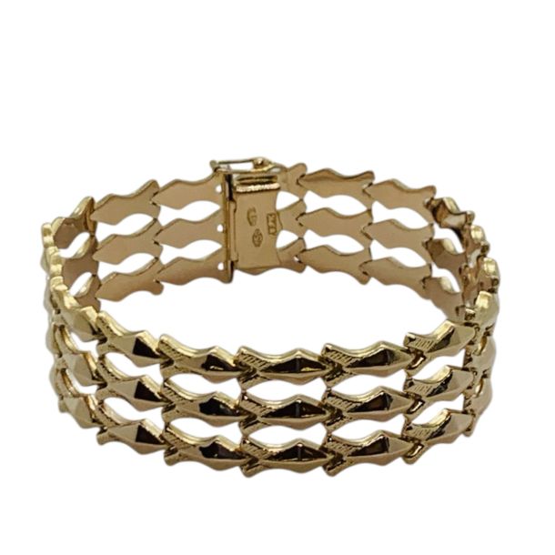 Bracciale Vintage anni ’50-’60 in Oro giallo 18 kt